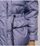 Куртка пуховик 100% натуральный гус. пух №02120036; лаванда