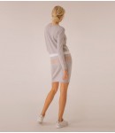 Сукня Extrafine Merino Wool оздоблена ланцюжком;сірий меланж